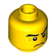 Lego hlava, žlutá (4609965)